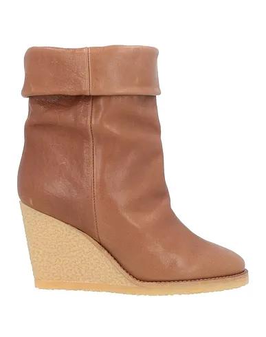 Brown Leather Ankle boot