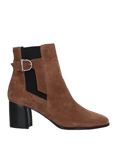 Brown Leather Ankle boot