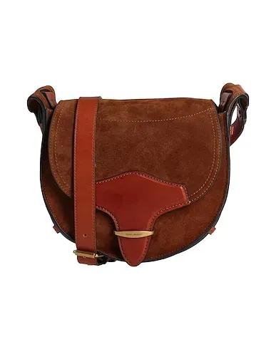 Brown Leather Cross-body bags