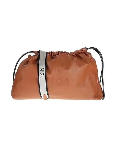 Brown Leather Cross-body bags