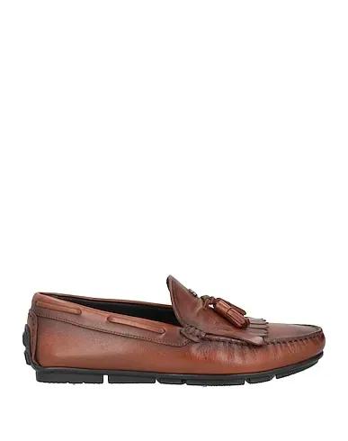 Brown Leather Loafers