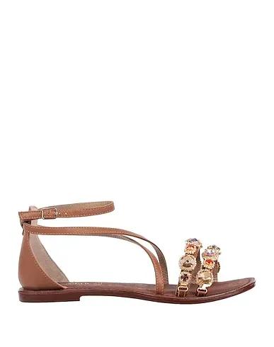 Brown Leather Sandals