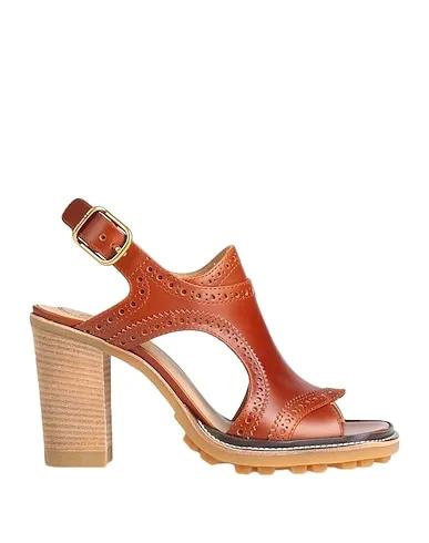 Brown Leather Sandals