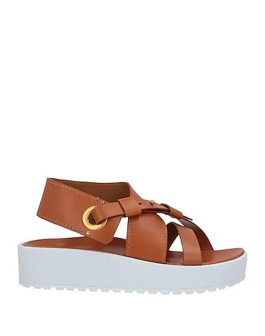 Brown Leather Sandals
