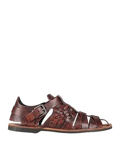 Brown Leather Sandals