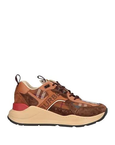 Brown Leather Sneakers
