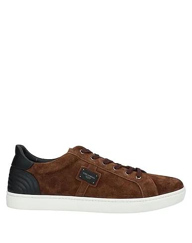 Brown Leather Sneakers