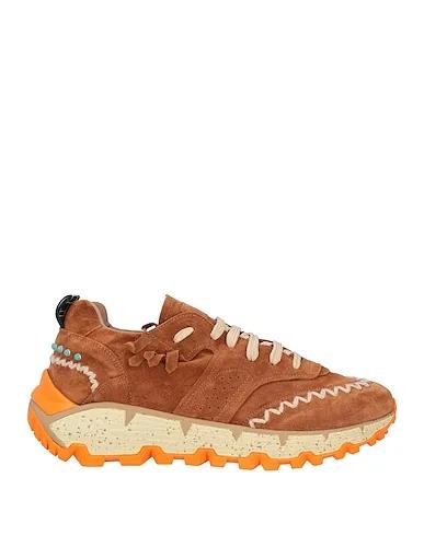 Brown Leather Sneakers