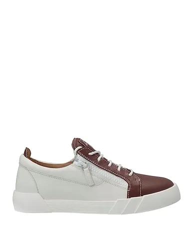 Brown Leather Sneakers