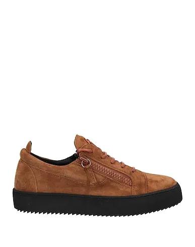 Brown Leather Sneakers