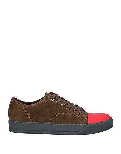 Brown Leather Sneakers