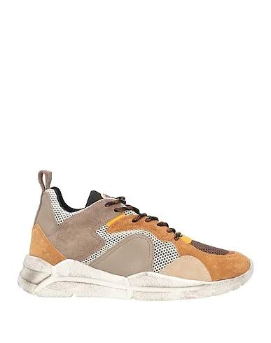 Brown Leather Sneakers