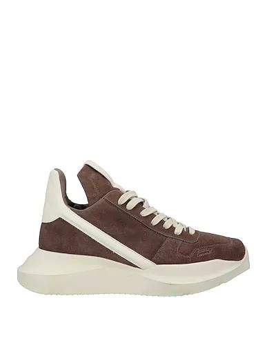 Brown Leather Sneakers