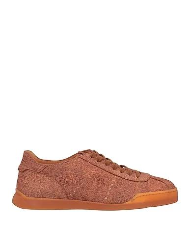 Brown Leather Sneakers