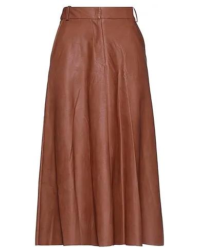 Brown Midi skirt