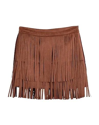 Brown Mini skirt