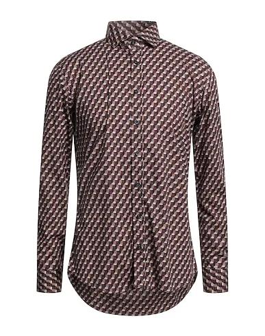 Brown Patterned shirt