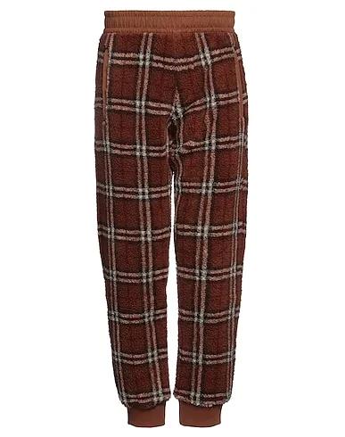Brown Pile Casual pants