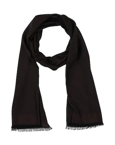 Brown Plain weave Scarves and foulards