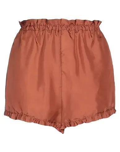 Brown Satin Shorts & Bermuda