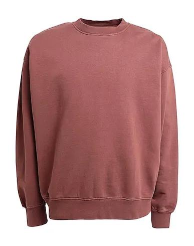 Brown Sweatshirt Sweatshirt ORGANIC OVERSIZED CREW
