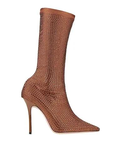 Brown Synthetic fabric Boots
