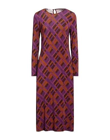 Brown Synthetic fabric Midi dress