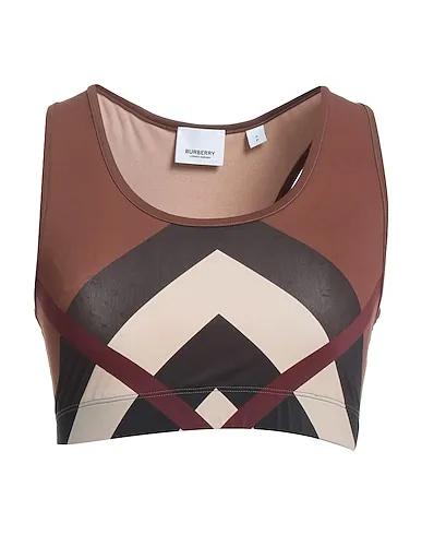 Brown Synthetic fabric Top