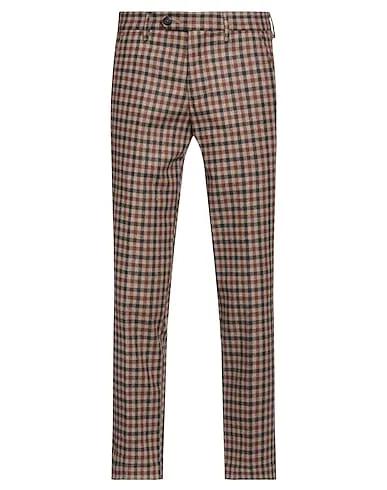 Brown Tweed Casual pants