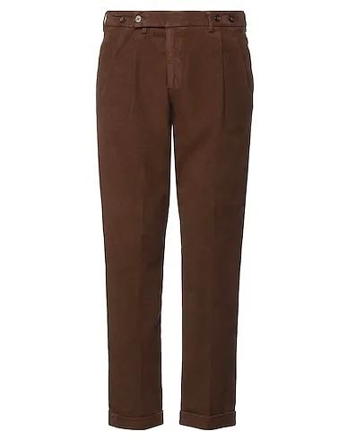 Brown Velour Casual pants