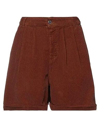 Brown Velvet Shorts & Bermuda