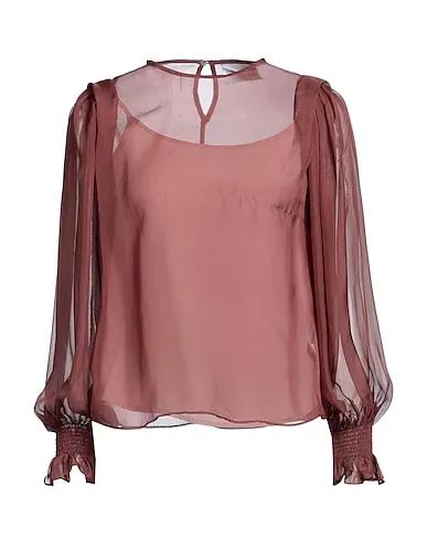 Brown Voile Blouse