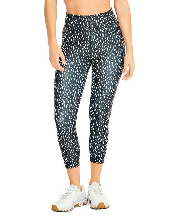 Brushstrokes FlexFit Capri Leggings