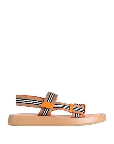 BURBERRY | Orange Women‘s Sandals