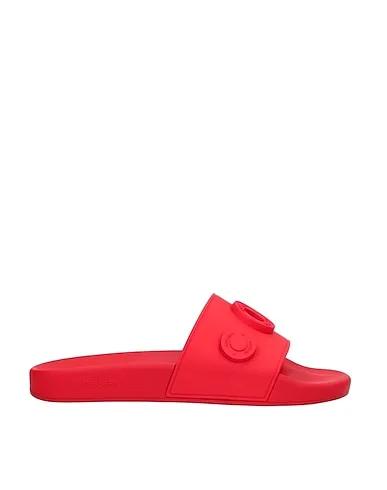 BURBERRY | Red Men‘s Sandals