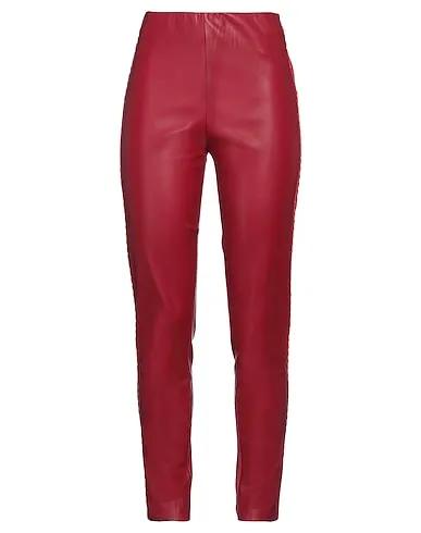 Burgundy Casual pants