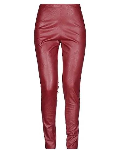 Burgundy Casual pants