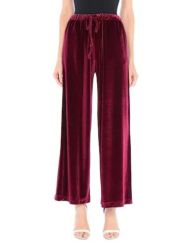 Burgundy Chenille Casual pants