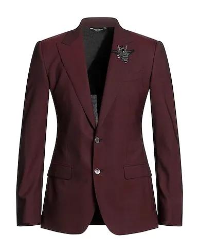 Burgundy Cool wool Blazer