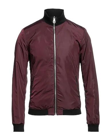 Burgundy Cool wool Bomber