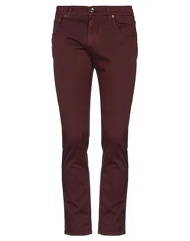 Burgundy Cotton twill 5-pocket