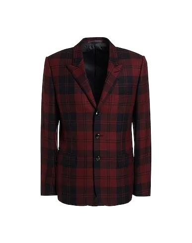 Burgundy Flannel Blazer