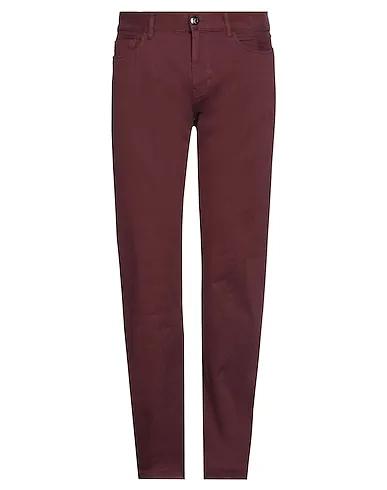 Burgundy Gabardine 5-pocket