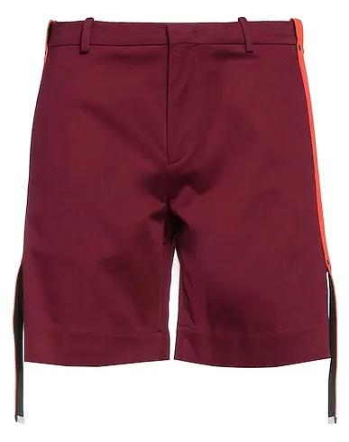 Burgundy Gabardine Shorts & Bermuda