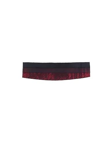 Burgundy Jacquard Fabric belt