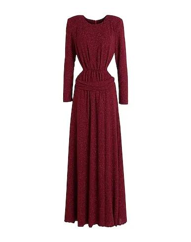 Burgundy Jersey Long dress
