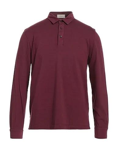 Burgundy Jersey Polo shirt