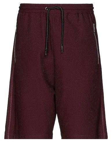Burgundy Jersey Shorts & Bermuda