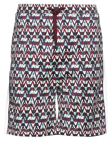 Burgundy Jersey Shorts & Bermuda