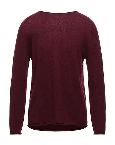 Burgundy Knitted Cashmere blend